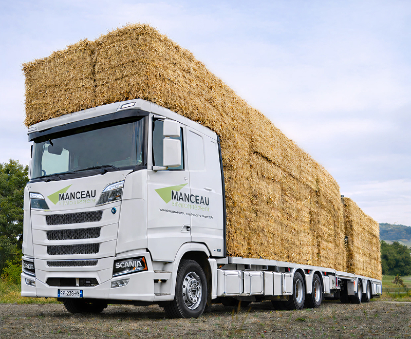 camion paille